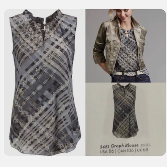 CAbi Graph Blouse - Picture 1 of 12